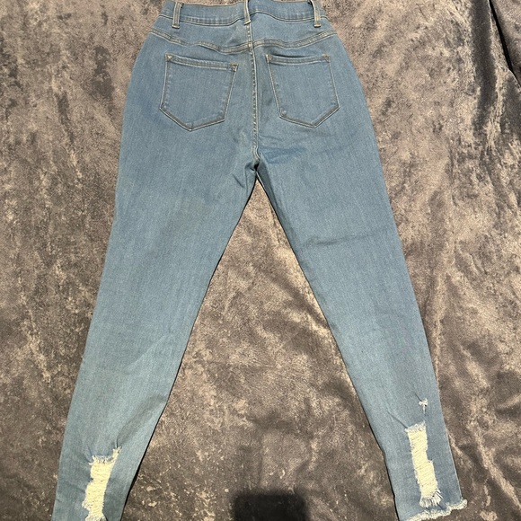 Blue distressed jeans - Picture 4 of 5